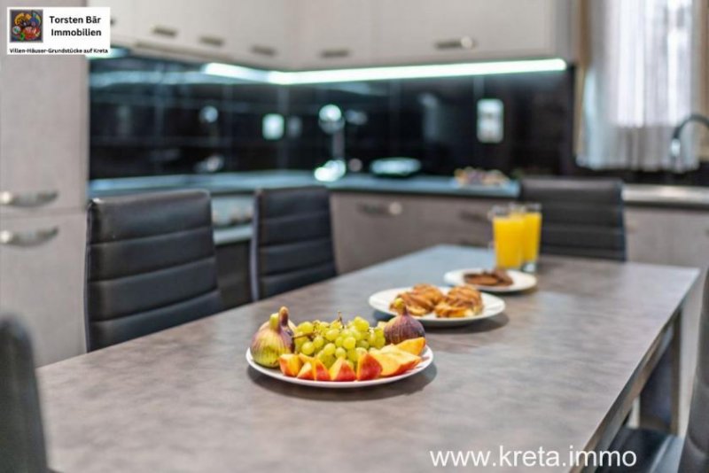 Mitropoli Kreta Mitropoli moderne renovierte Naturstein Villa mit separatem Studio zu verkaufen Haus kaufen